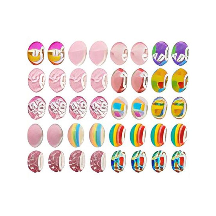 Zestaw Do Tworzenia Robienia Biżuterii, Bransoletek, Charmsy, Zawieszki, Koraliki TĘCZOWO-RÓŻOWY MIX + Etui