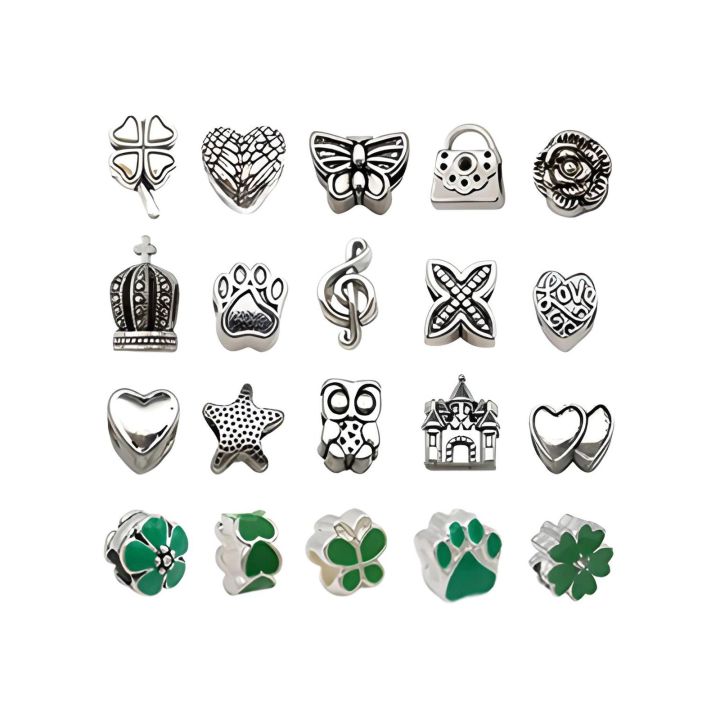 Zestaw Do Tworzenia Robienia Biżuterii, Bransoletek, Charmsy, Zawieszki, Koraliki ODCIENIE ZIELENI + Etui