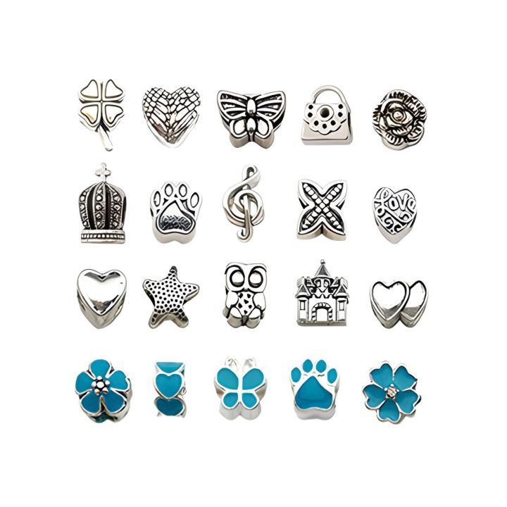 Zestaw Do Tworzenia Robienia Biżuterii, Bransoletek, Charmsy, Zawieszki, Koraliki ODCIENIE NIEBIESKIEGO + Etui