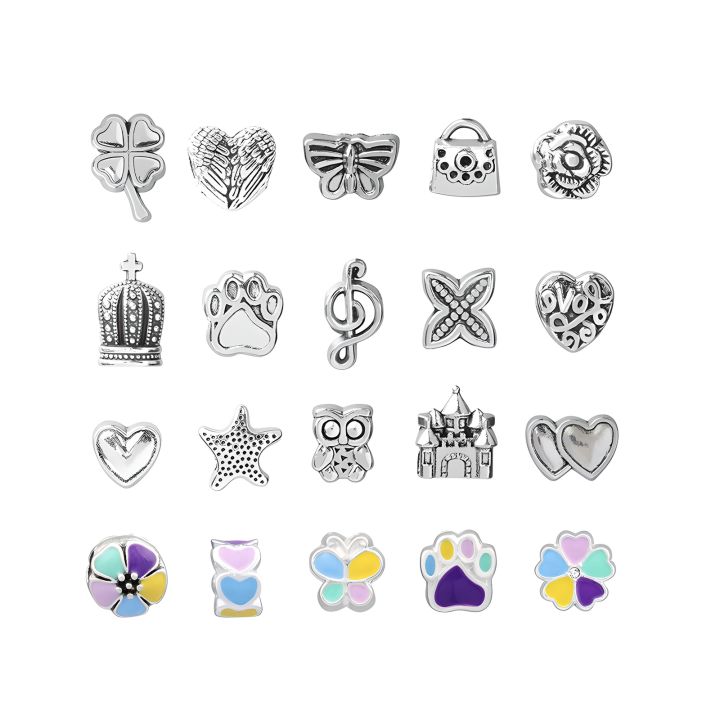 Zestaw Do Tworzenia Robienia Biżuterii, Bransoletek, Charmsy, Zawieszki, Koraliki TĘCZOWY MIX + Etui