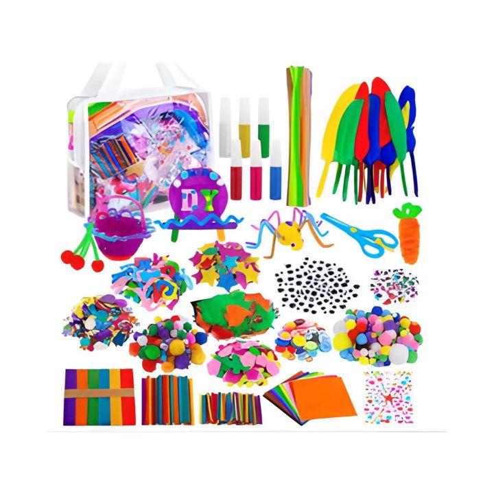 Kreatywny, plastyczny, duży zestaw dla dzieci, Rękodzieło