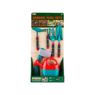 Zestaw Narzędzi Ogrodowych Dla Dzieci 6 Elementów Łopatka Konewka Motyka Przecena 3