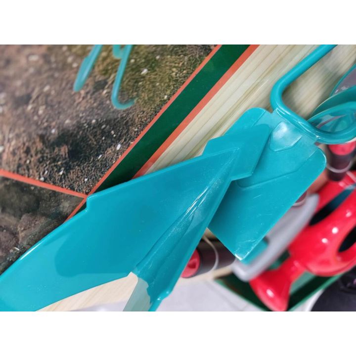 Zestaw Narzędzi Ogrodowych Dla Dzieci 6 Elementów Łopatka Konewka Motyka Przecena 3