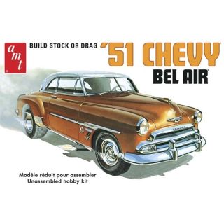 Chevy Bel Air 1951 – Klasyczna limuzyna z USA 2w1 | Model plastikowy do sklejania AMT (skala 1:25)
