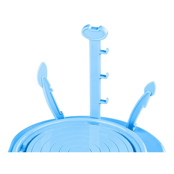 Koło Garncarskie NIEBIESKIE - Mały Artysta - farbki, masa, koło, narzędzia