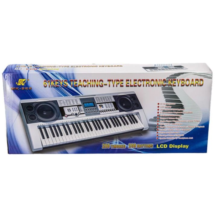 Keyboard MK-922 - duży wyświetlacz LCD, 61 klawiszy Przecena 1