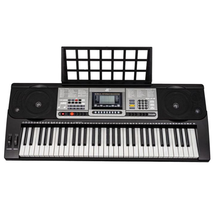 Keyboard Organy 61 Klawiszy Zasilacz MK-816 Z Funkcją Nauki Gry Przecena 7